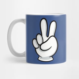 I’m TWO! Cartoon Hands With Two Counting Fingers Birthday Mug